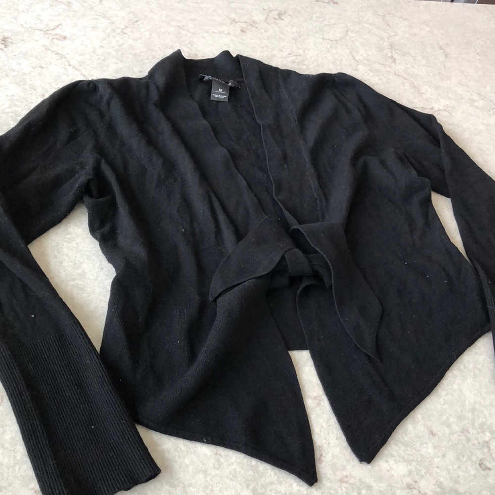 Black cardigan